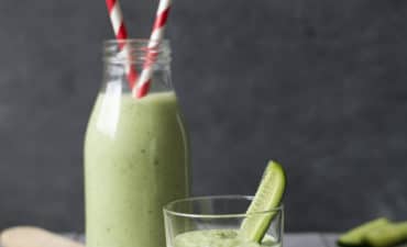 Smoothie à la crème de concombre