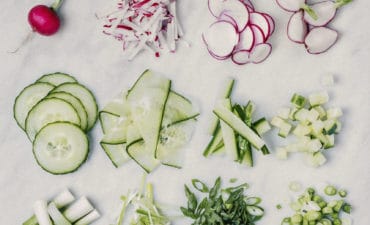 Julienne de concombre